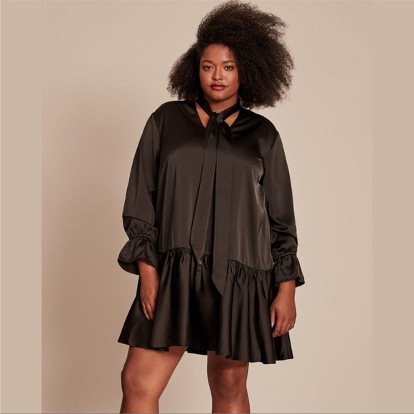 NWT 11 Honore Asymmetrical Mini Dress Size 24 - Picture 1 of 7